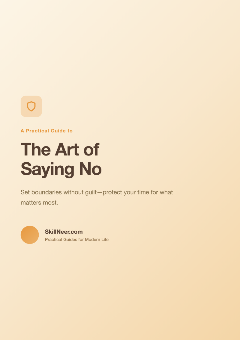 The Art of Saying No
